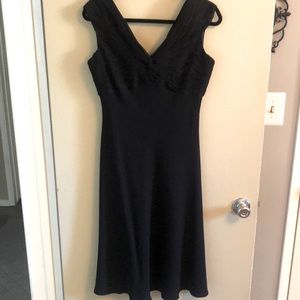 Simple black but elegant cocktail dress